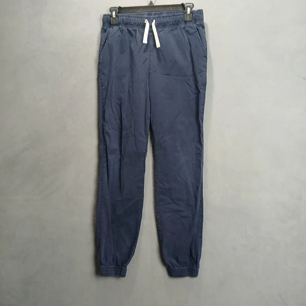The Children's Place Joggers Pants 16 Navy Blue Elastic Waist‎ Tapered